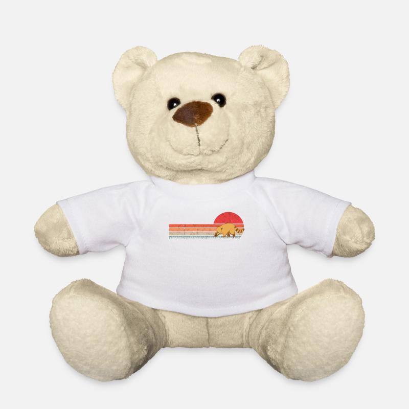 Nasenbär Retro Coati Vintage - Teddy - Weiß
