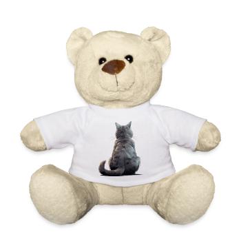 Chartreux - Teddy Bear - white - Front