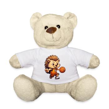 Hérisson de basket-ball - Nounours - blanc - Devant