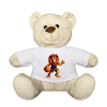 Lions Basketball Player - Teddy Bear - white - Front