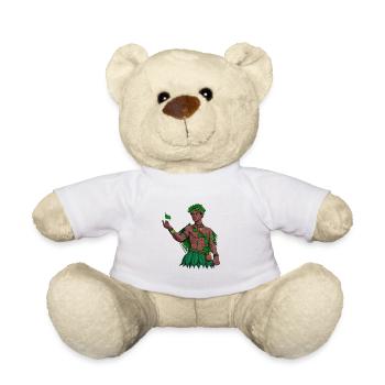 Dieu de la religion yoruba - Osanyin - Nounours - blanc - Devant