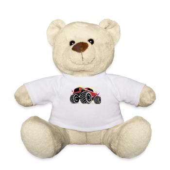 Monster Truck Action Adventure Power - Teddy Bear - white - Front