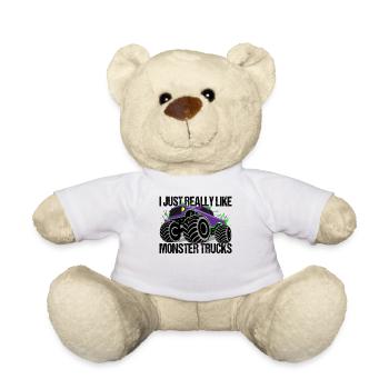Monster Truck Color Explosion Dynamique - Nounours - blanc - Devant