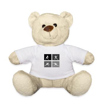 Fencing Game Gamer Fencer Game Fencing Fencer - Teddy Bear - white - Front