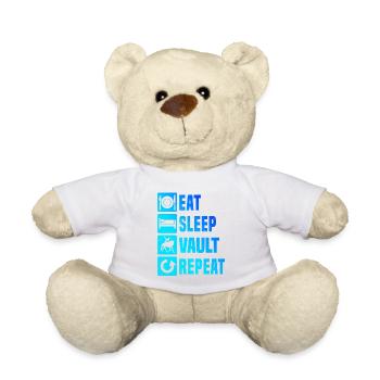 Artistic gymnastics on horseback Athletic discipline - Teddy Bear - white - Front