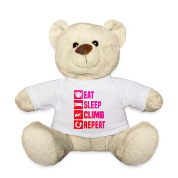 Klettern Climber Boulder Bouldern Climbing - Teddy - Weiß - Vorne