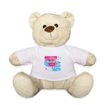 Faire de l’histoire, pas du thé - Nounours - blanc - Devant