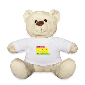 Ich liebe die Reise - Teddy - Weiß - Vorne