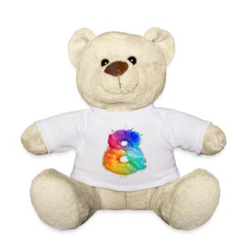 Birthday birthday party birthday gift born - Teddy Bear - white - Front