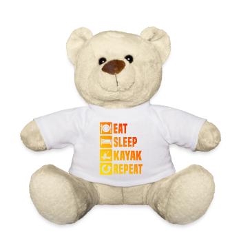 Canoë Kayak Hommes Femmes Kayak Kayak - Nounours - blanc - Devant
