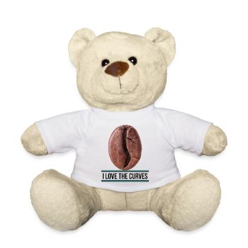 I LOVE THE CURVES - Teddy - Weiß - Vorne