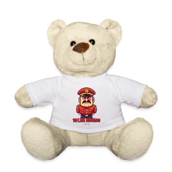 Du siehst verdächtig aus, Autoritäts Übungsleiter - Teddy - Weiß - Vorne