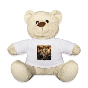 Leoparde realistic Leopard - Teddy Bear - white - Front