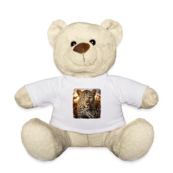 Leoparde realistic Leopard - Teddy Bear - white - Front