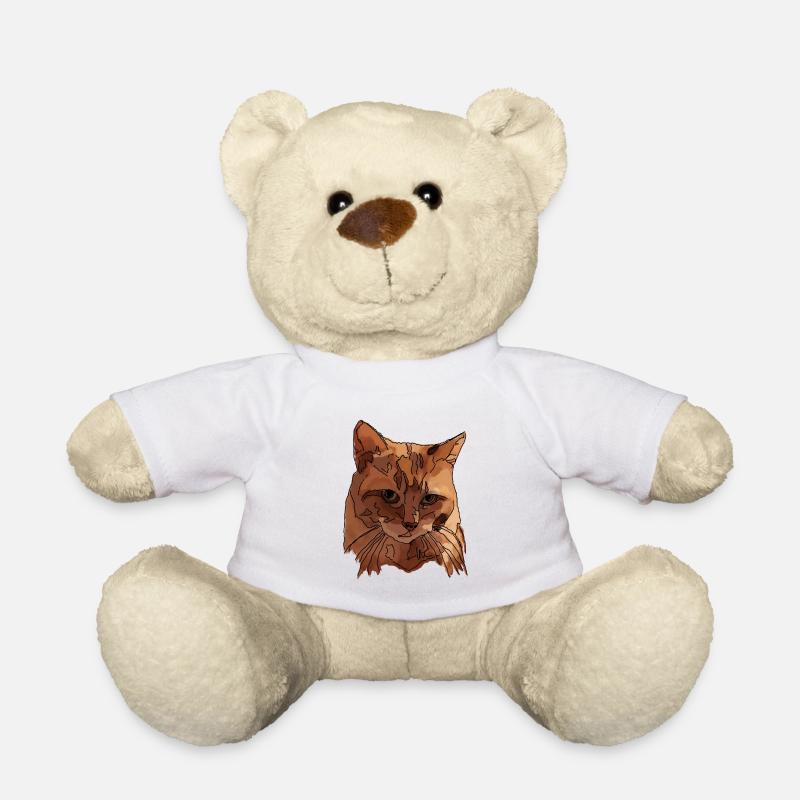 Katze - Teddy - Weiß