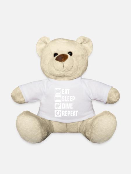Taucher Scuba Diver Damen Diving Tauchen - Teddy - Weiß