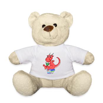 Books Dragon Dragon - Teddy Bear - white - Front