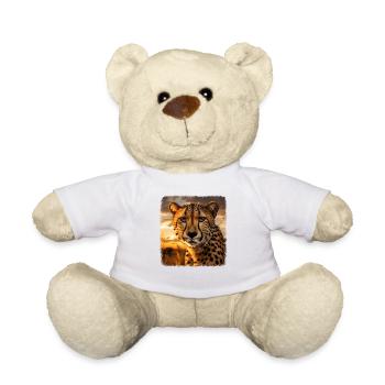 Cheetah realistic Cheetah - Teddy Bear - white - Front