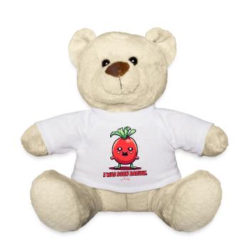 Je suis né radis, c'est tout - Nounours - blanc - Devant