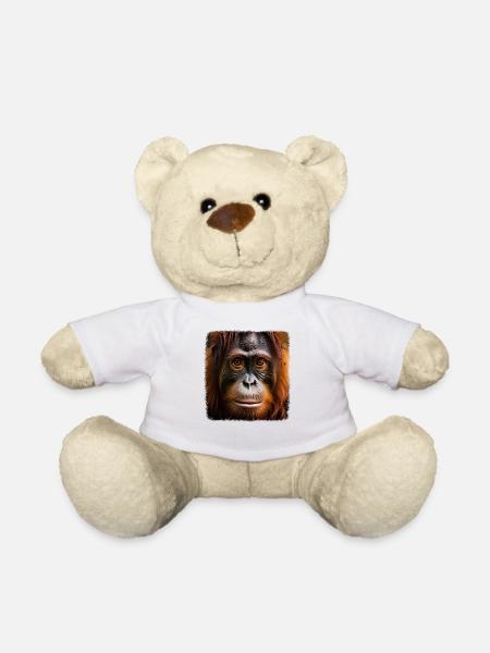 Orang Utans realistic Orang Utan - Teddy - Weiß