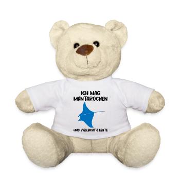 Mantarochen & Drei Leute Meerliebe - Teddy - Weiß - Vorne