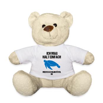 Einfach Meeresschildkröten Fan - Teddy - Weiß - Vorne