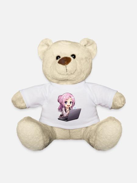 Kawaii Girl Anime and Gaming Anime Lover - Teddy - Weiß