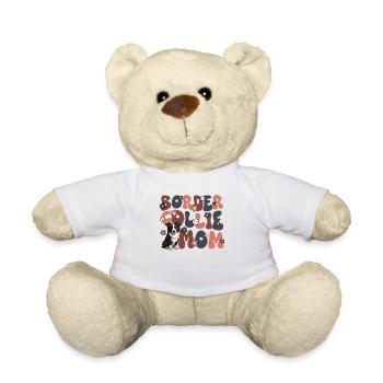 Border Collie Groovy Border Collie Maman - Nounours - blanc - Devant