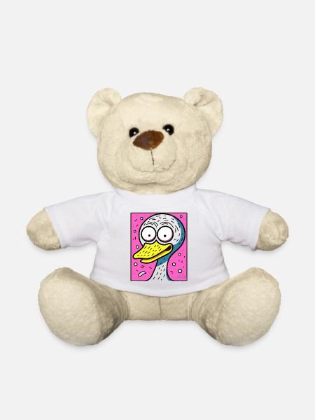 interaktive Farben ängstliche Ente - Teddy - Weiß