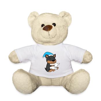 Sleeping Fatigue Dog Pillow Sleepyhead - Teddy Bear - white - Front
