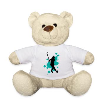 Creative Paint Splashes Art Explosion - Teddy Bear - white - Front