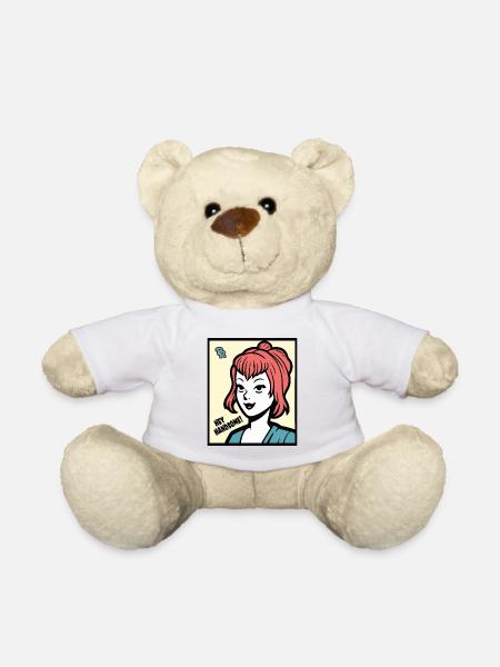 Hey, Hübscher! sagt eine bezaubernde Dame - Teddy - Weiß