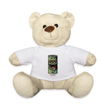 Viande pourrie : Boîte de viande de zombie - Nounours - blanc - Devant
