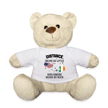 Distanz bedeutet so wenig, wenn jemand viel bedeutet - Teddy - Weiß - Vorne