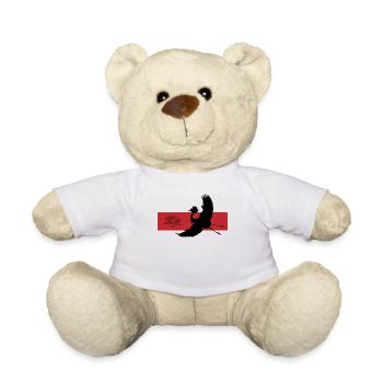 Kranich & Lotus Harmonie Symbolik - Teddy - Weiß - Vorne