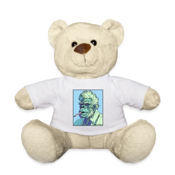 Fumer Grand-père Singe - Nounours - blanc - Devant