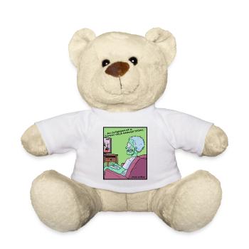 Mauvais dans les nouvelles zombies, les gens - Nounours - blanc - Devant