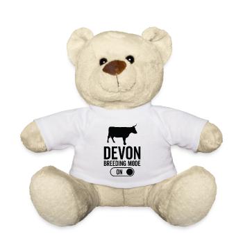 Mode d’élevage des vaches activé - Devon - Nounours - blanc - Devant