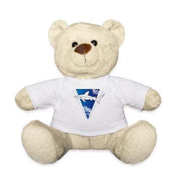 Tiefsee Triangel Hai Mystik Geschenk - Teddy - Weiß - Vorne