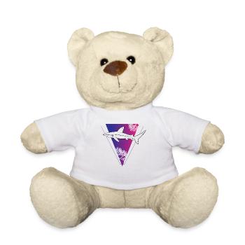 Tiefsee Triangel Hai Mystik Geschenk - Teddy - Weiß - Vorne
