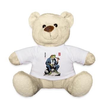Elegant Yokai Frog Japan Streetwear - Teddy Bear - white - Front