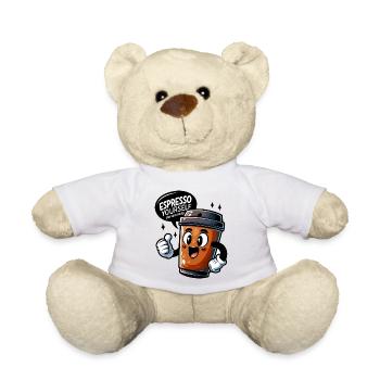 Espresso yourself - Teddy Bear - white - Front