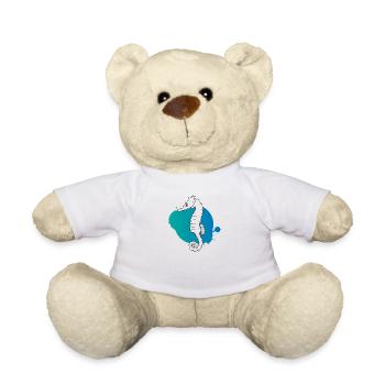 Seepferdchen Flüstern Ozean Geheimnis - Teddy - Weiß - Vorne