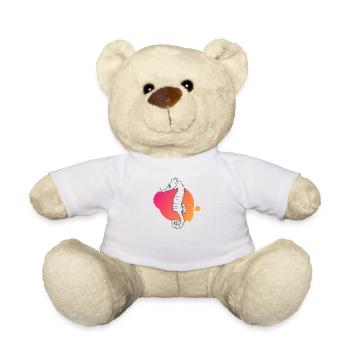 Seepferdchen Flüstern Ozean Geheimnis - Teddy - Weiß - Vorne