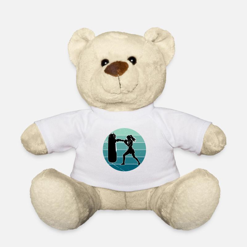 Frauen Kickboxen Kickboxerin - Teddy - Weiß