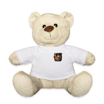 La vie de pirate pour moi humoristique Gasparilla Pocket T - Nounours - blanc - Devant