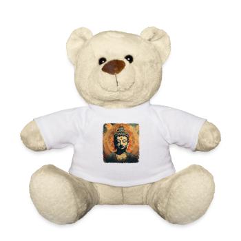 Buddhismus Yoga Buddhist Zen Meditation Buddha - Teddy - Weiß - Vorne