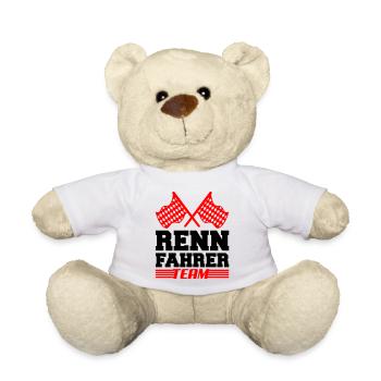 rennfahrer team02 - Teddy - Weiß - Vorne