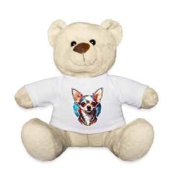 Chihuahua / small dog / animal / tiny / breed - Teddy Bear - white - Front