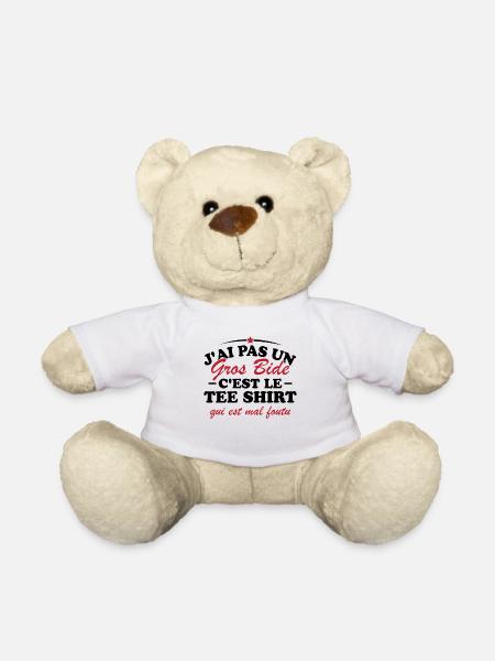 J'ai pas un gros bide - Nounours - blanc